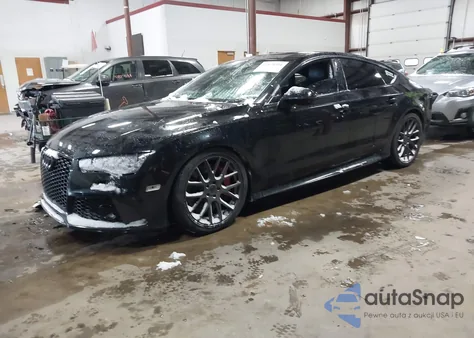 2017 Audi Rs 7 4.0T Prestige из США, поврежденный, VIN WUAWAAFC5HN902174